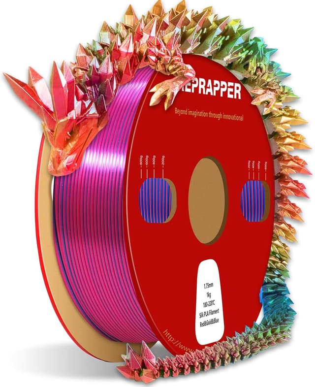 Imagen de Reprapper PLA Filament 1.75mm Red/Gold/Blue en OfertitasTOP