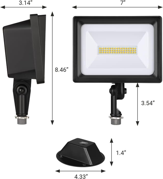 Thumbnail 5 de DEWENWILS 34W LED Flood Light Outdoor 3200LM