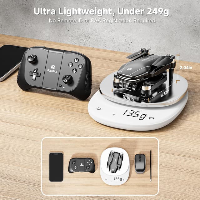 Thumbnail 5 de Drone with Camera 4K mini foldable drone