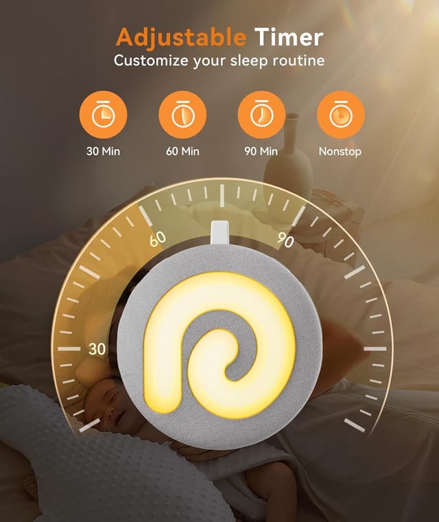 Thumbnail 5 de Dreamegg D11 white noise machine 21 sounds 💤