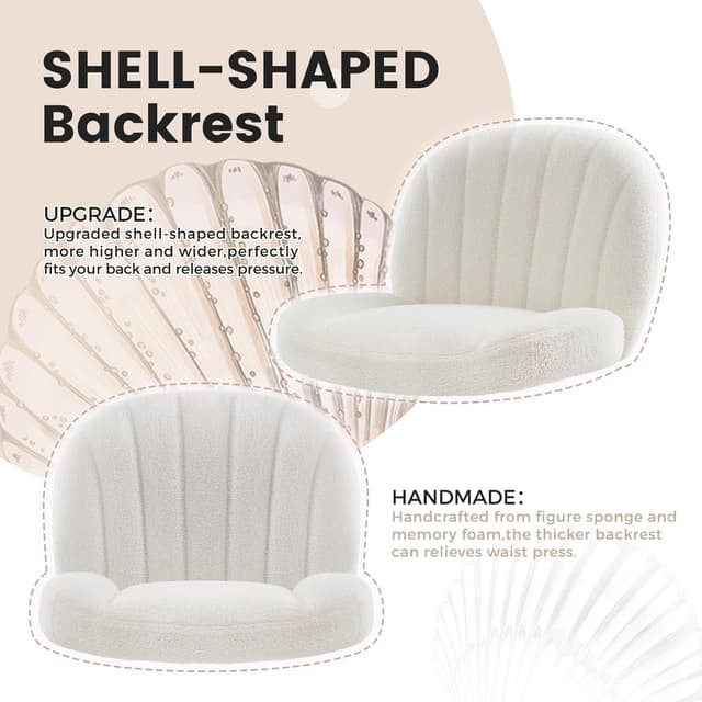 Detalle 2 de IWMH Bürostuhl ohne Armlehnen mit Rollen