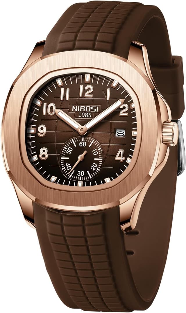 Thumbnail 6 de NIBOSI 2653 orologio da uomo analogico al quarzo impermeabile con datario