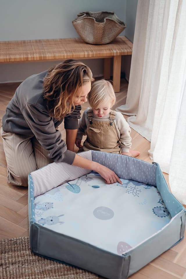 Detalle 2 de Momi MoMi PASTEL tappetino sensoriale 106x106