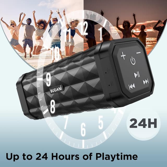 Thumbnail 6 de BUGANI Bluetooth Speaker 24H playtime 📢