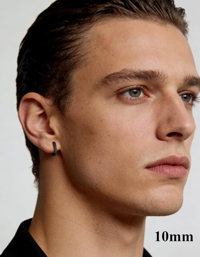 Detalle 2 de SILVERCUTE Argent 925 Huggie 8 mm đ