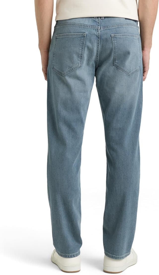 Detalle de Tom Tailor Herren TTMARVIN Straight Jeans mit Stretch im Five-Pocket-Style