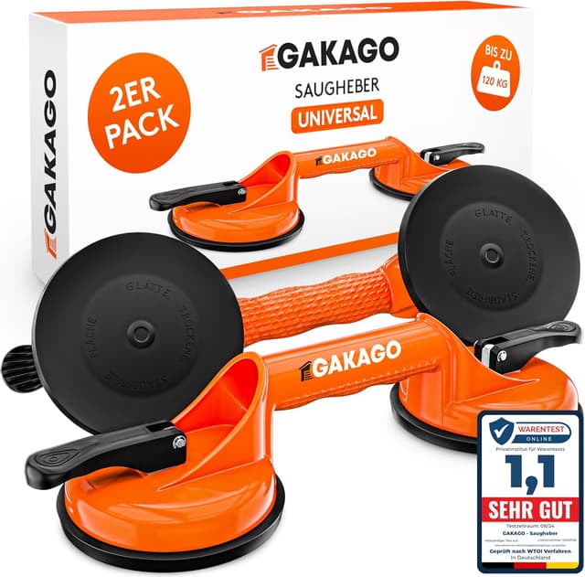 Imagen de Gakago Saugheber 120 kg (2er Pack) en OfertitasTOP