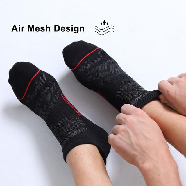 Thumbnail 1 de FITRELL 6-Pack Ankle Running Socks ⚡