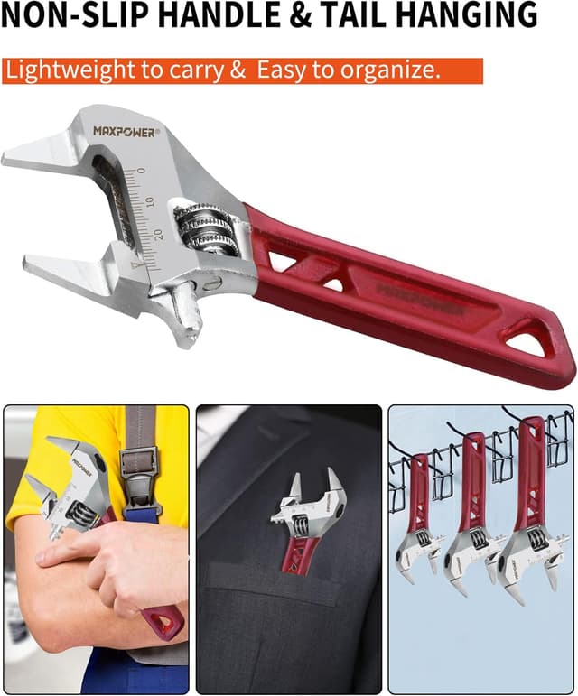 Thumbnail 5 de MAXPOWER Adjustable Spanner 150mm Slim Jaw