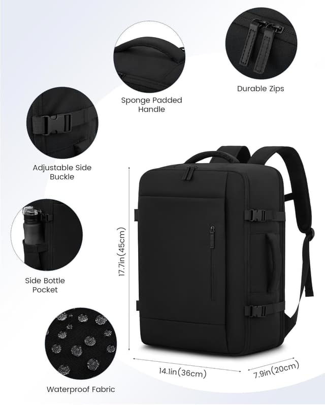 Detalle 1 de LOVEVOOK Cabin Bag 45x36x20 32L