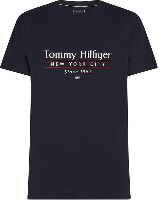 Detalle 1 de Tommy Hilfiger Center Stack tee camiseta S azul