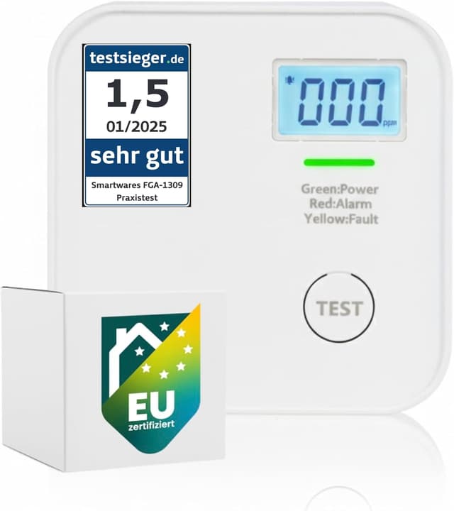 Imagen de Smartwares FGA-13091 CO-Melder 10 Jahre Batterie en OfertitasTOP