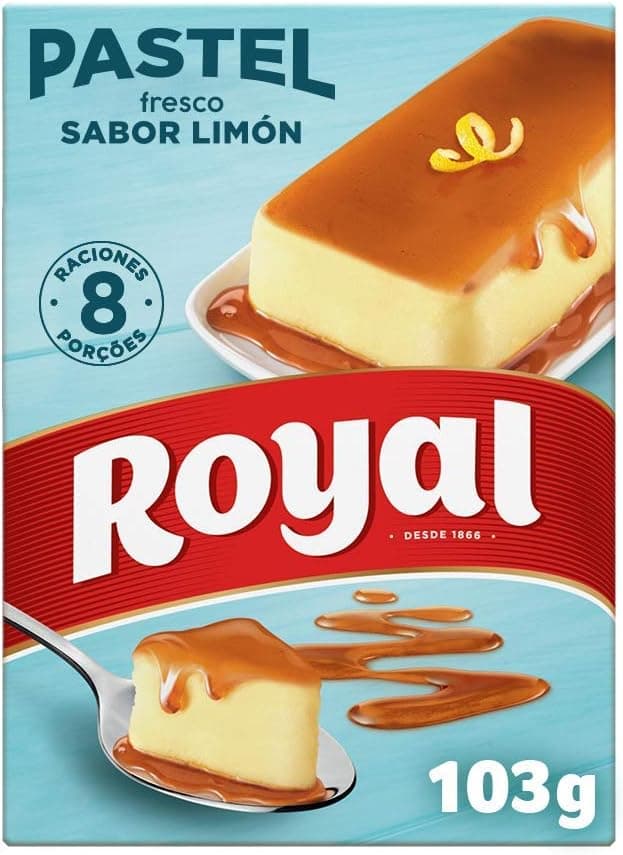 Detalle de Royal Pastel Fresco Limón con Caramelo Líquido🍋