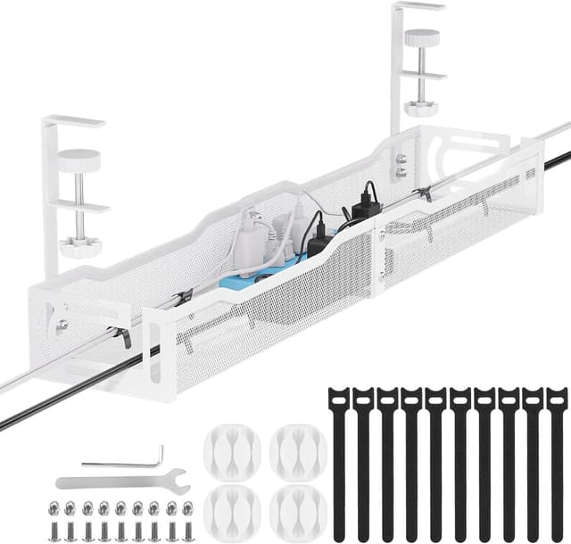 Detalle de Tivddikun Cable Management 25" under-desk organiser