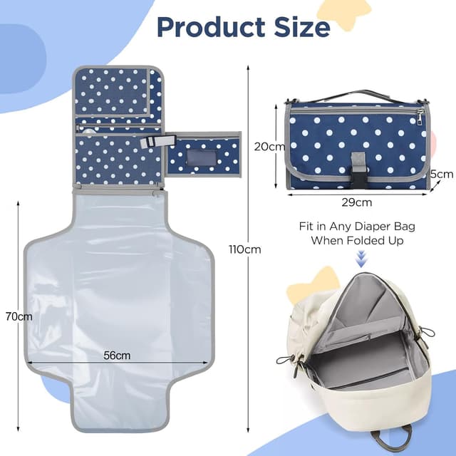 Thumbnail 1 de Romon Cambiador Bebé Portátil 70x56 cm 📦