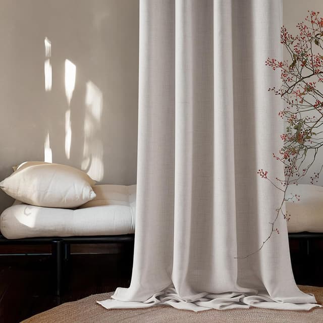 Thumbnail 3 de MRTREES Rideaux Voilage Lin 140x240 cm