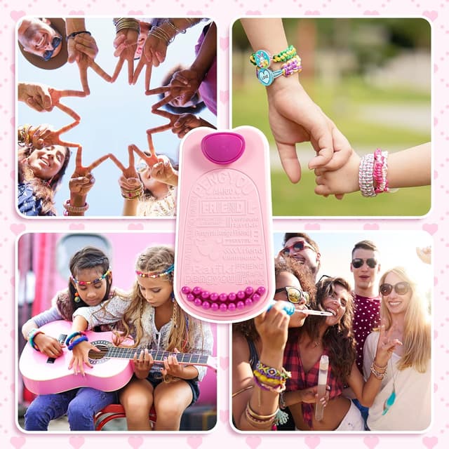 Thumbnail 6 de Friendship Bracelet Making Kit for Kids (Ages 6-12) with Threads, Beads & Clasps – DIY Craft Toy Gift