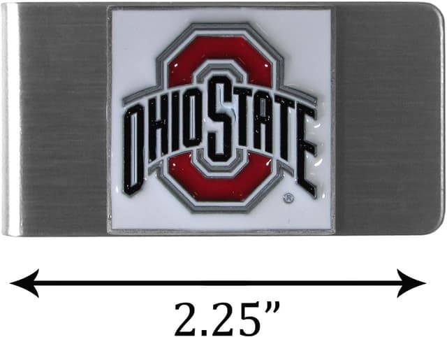 Detalle de NCAA Siskiyou Sports Ohio State Buckeyes Steel Money Clip