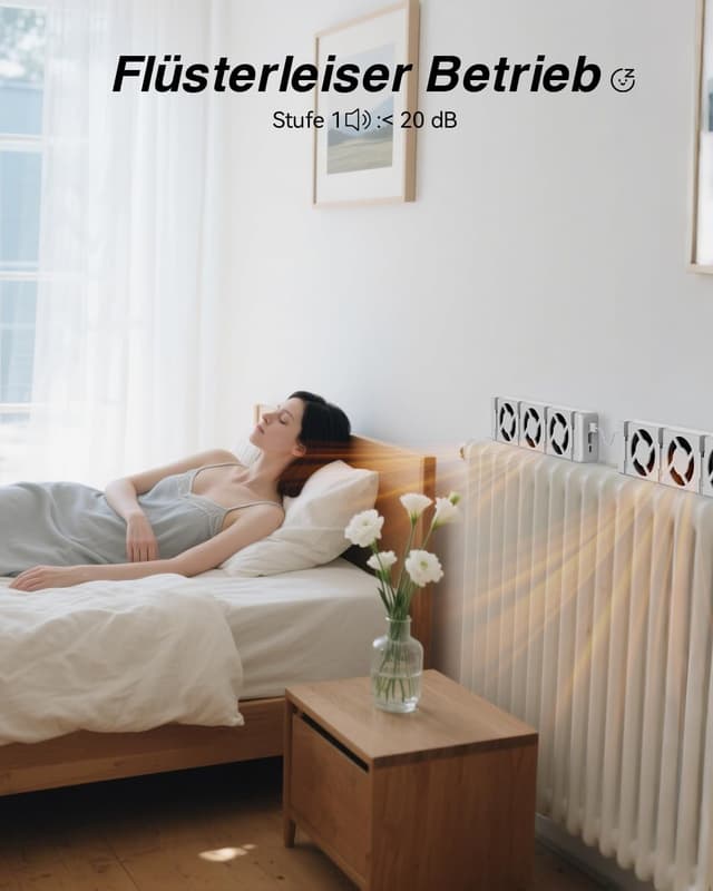 Thumbnail 5 de YUANJ Heizkörper Ventilator 30 cm 🌡