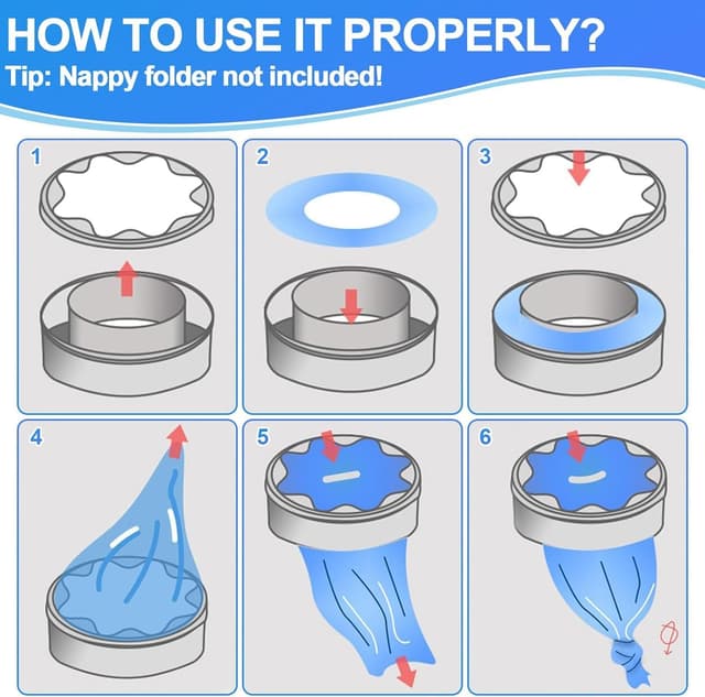 Thumbnail 4 de Recambios para cubos de pañales 18 PCS compatibles