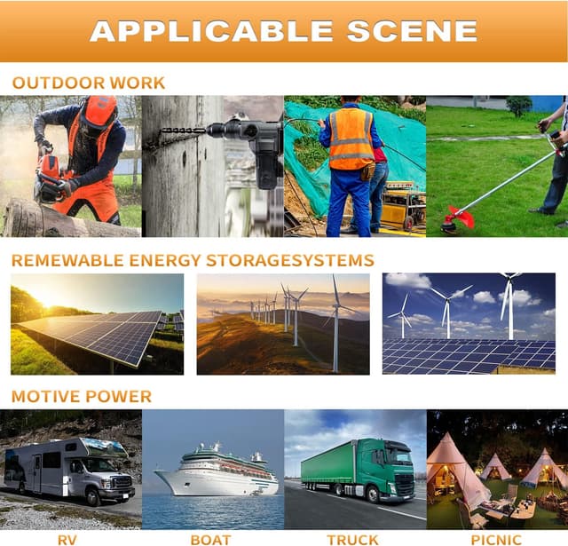 Thumbnail 6 de JARXIOKE Inverter 12V a 220V onda pura 4000W con telecomando, doppie prese AC e USB-C