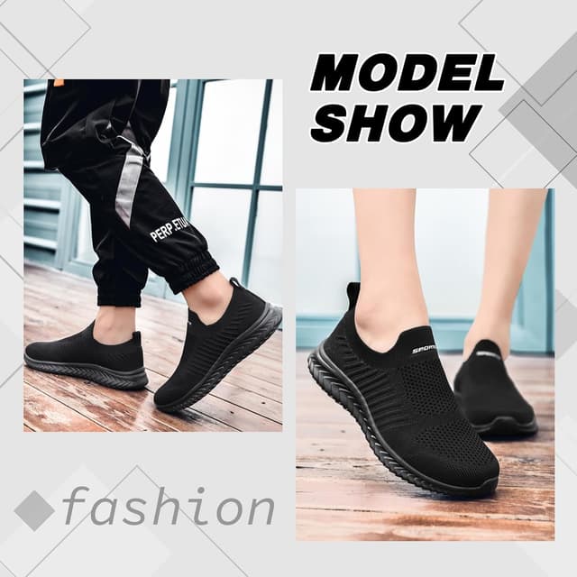 Detalle de Hanani slip-on trainers, breathable mesh