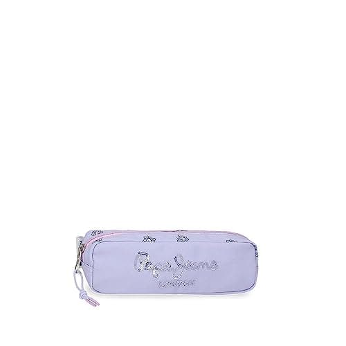 Detalle de Pepe Jeans Becca Estuche Morado 22x7x3 cm