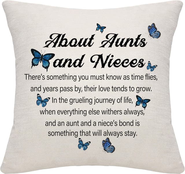 Detalle 2 de Bommex Grandma Gift cushion cover (18x18 inches) in linen with invisible zip