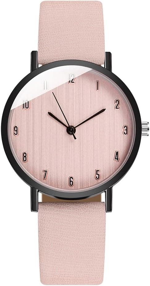 Detalle de Quarzuhr Mädchen 2er Set mit Lederarmband