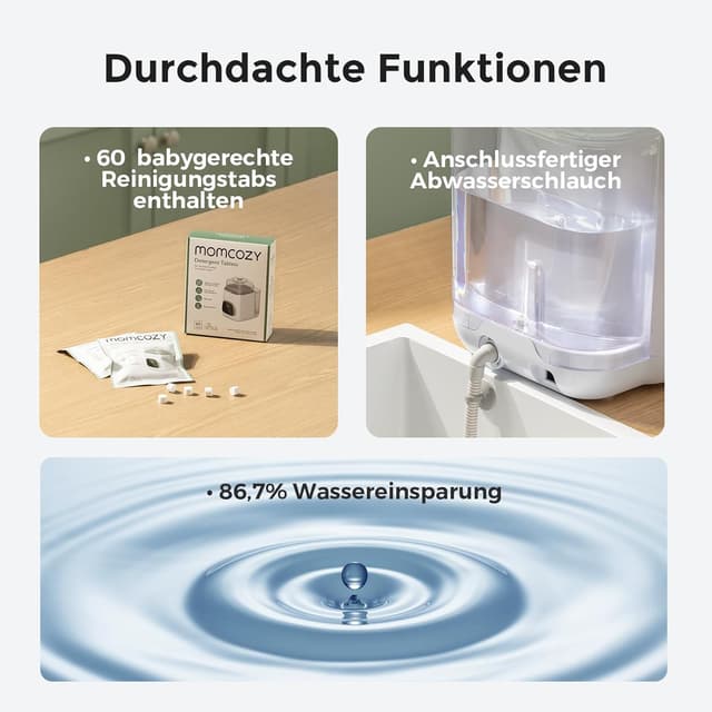 Thumbnail 6 de momcozy KleanPal Pro 19 min Flaschenreiniger