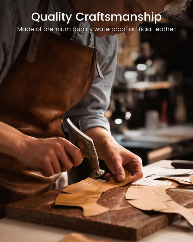 Detalle 2 de Boîte à montres Uten avec clé, coffret de rangement en cuir synthétique noir (24 compartiments)