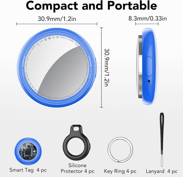 Thumbnail 6 de Air Tracker Tags 4 Pack 100dB Finder