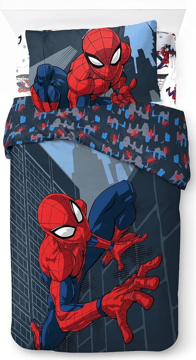 Detalle de Spiderman City Streets 3 piece bedding set