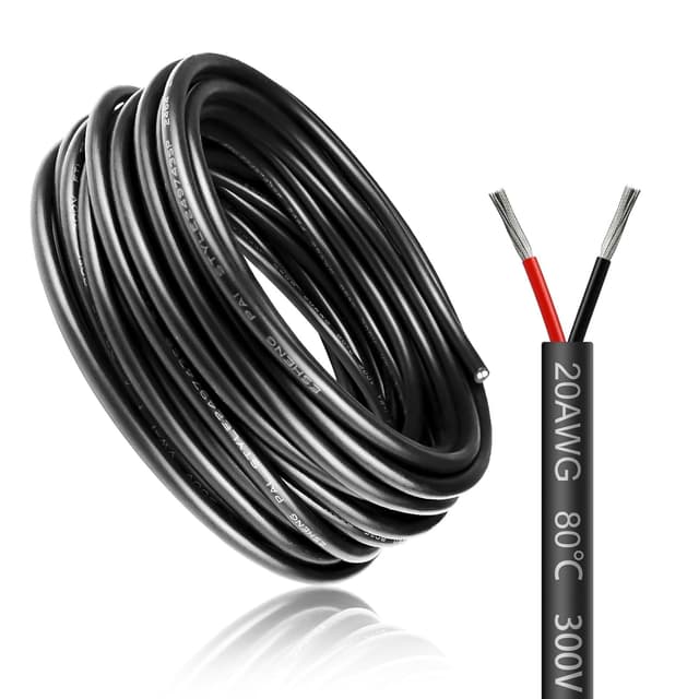 Detalle de 50 Meter 20AWG 2x0,5mm² 2-adriges Kabel