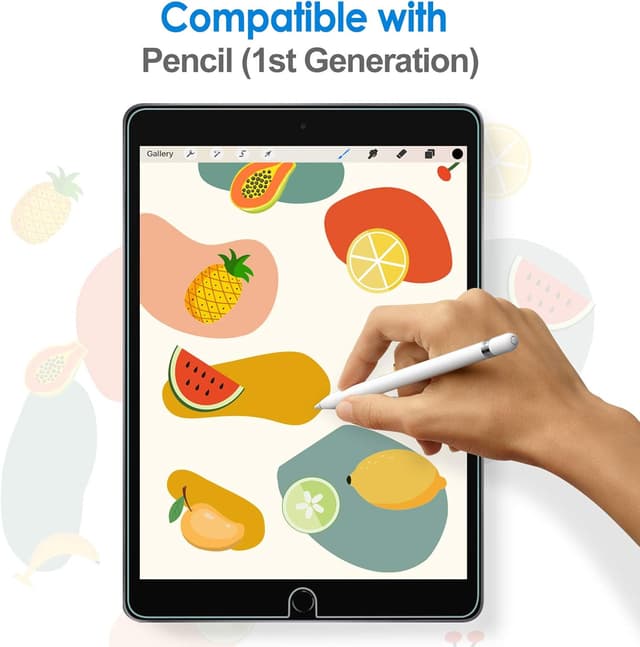 Detalle de JETech tempered glass screen protector for iPad 10.2-inch (9th/8th/7th gen, 2021/2020/2019) – 2-pack