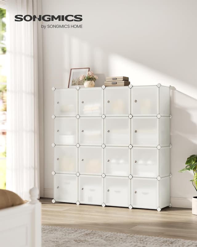 Thumbnail 2 de SONGMICS LPC443W01 Armadio 16 cubi