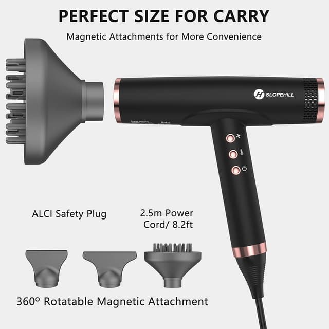 Thumbnail 4 de slopehill Ionen Haartrockner 110.000 RPM Föhn