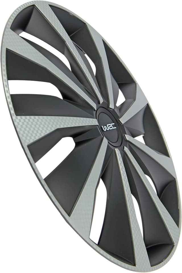 Detalle 2 de WRC Tapacubos 15 Carbono negro mate gris