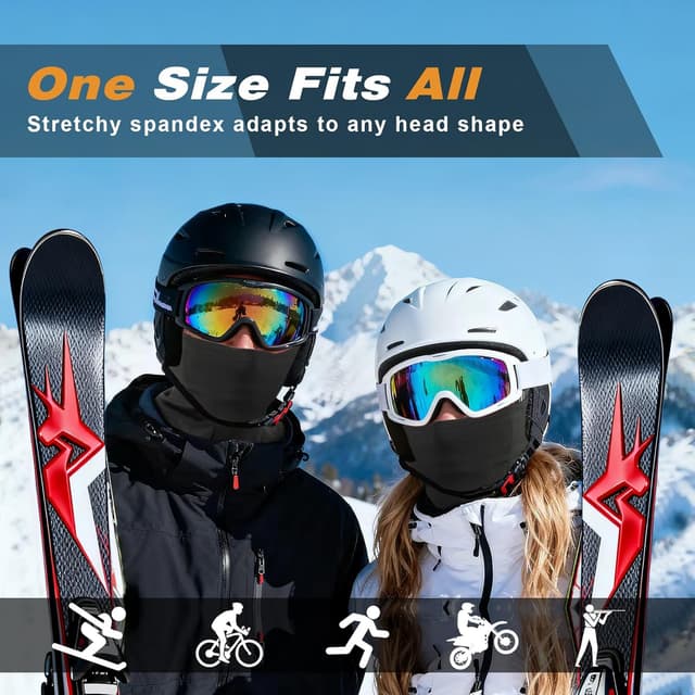 Thumbnail 4 de HEGGCOOE Ski Mask Balaclava 60 cm