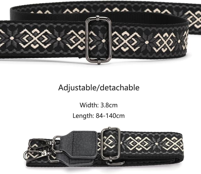 Detalle 2 de YISUOHOOM Damen Bauchtasche, kleine Crossbody-Bag aus veganes PU-Leder – grau