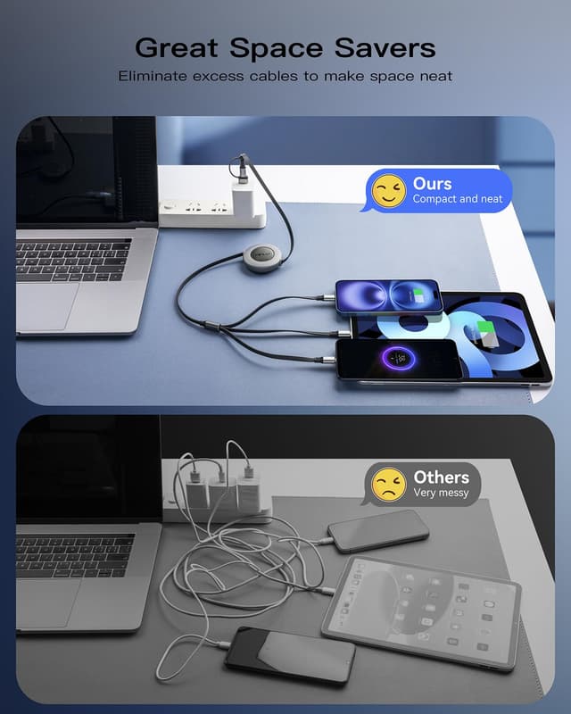 Thumbnail 6 de MINLU 5 in 1 Multi USB Kabel 3,5 A