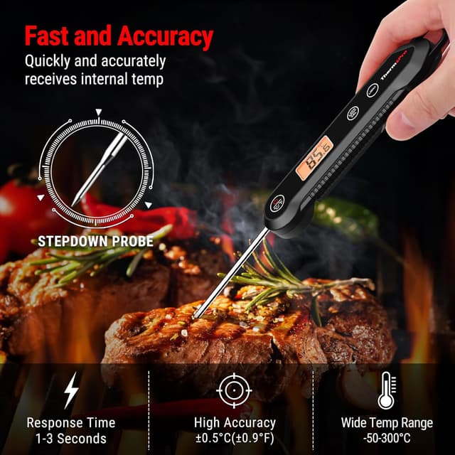 Thumbnail 1 de ThermoPro TP03H instant-read meat thermometer 🍖