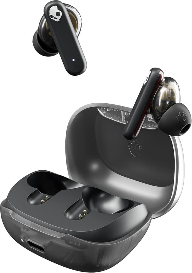 Detalle de Skullcandy Smokin’ Buds Wireless Earbuds (Bluetooth) – schallisolierende Passform, bis zu 20 Stunden & IPX4