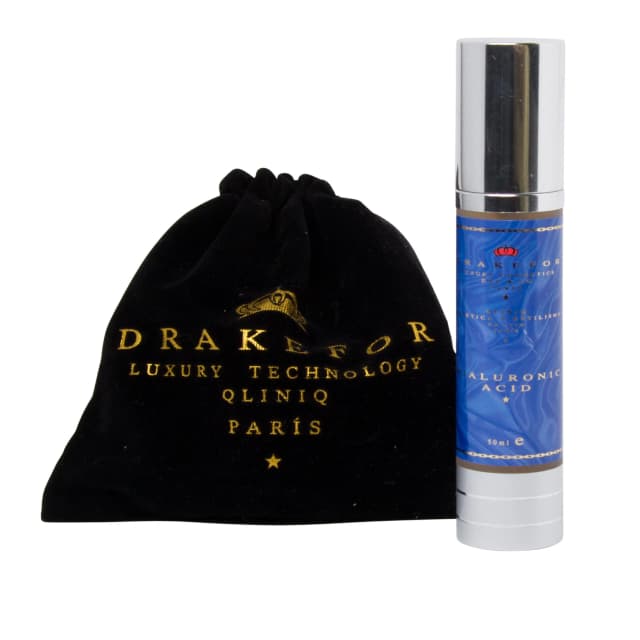 Detalle de Drakefor DKF-408 masajeador facial y serum ácido hialurónico