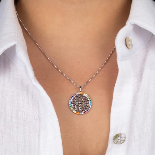 Detalle 2 de Engelsrufer Halskette Lebensblume 925 Sterling