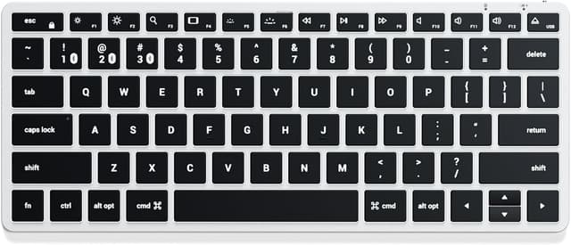 Detalle de Satechi Clavier sans fil X1 Bluetooth QWERTY US (aluminium) pour Mac, Windows et Android