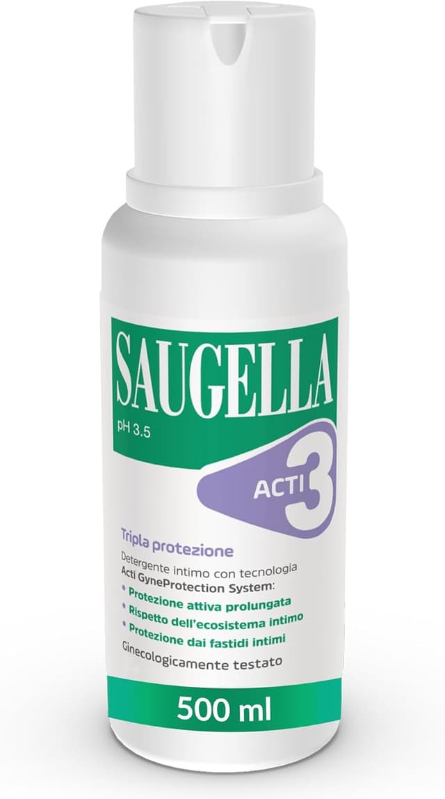 Imagen de Saugella Acti3 Detergente intimo pH 3.5 500 ml en OfertitasTOP