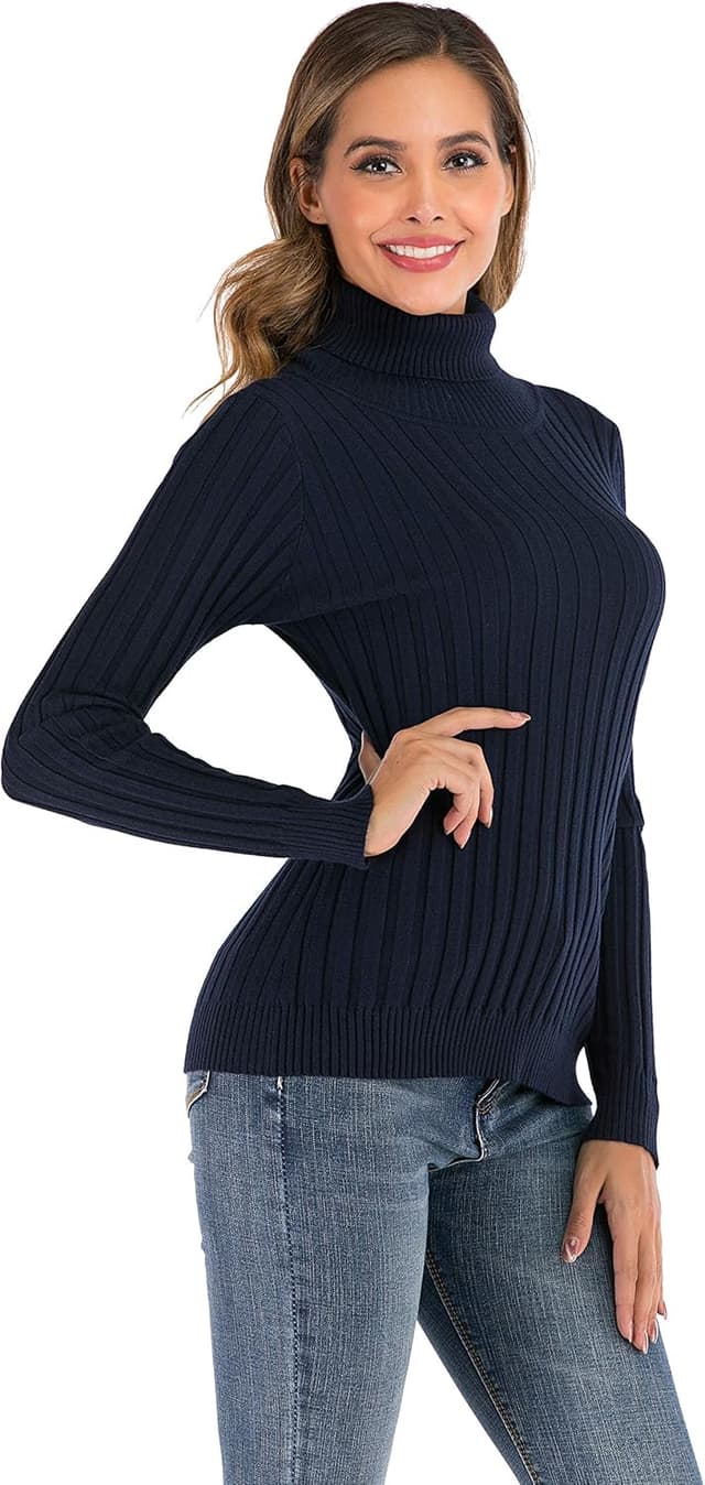 Detalle de Enjoyoself Strickpullover Rollkragen, 1,6 % Elastan