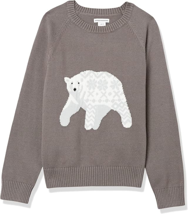 Thumbnail 6 de Cotton crewneck sweater for boys, relaxed fit