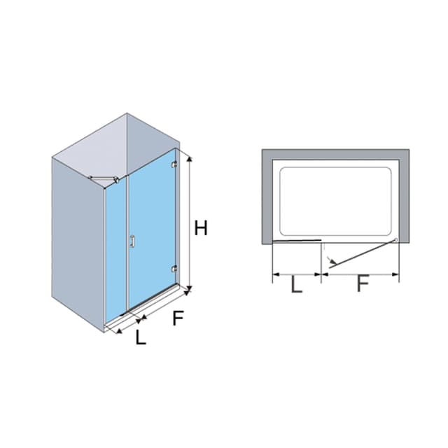 Thumbnail 3 de Profiltek Newglass-V8 Mampara ducha 8 mm, 195 cm